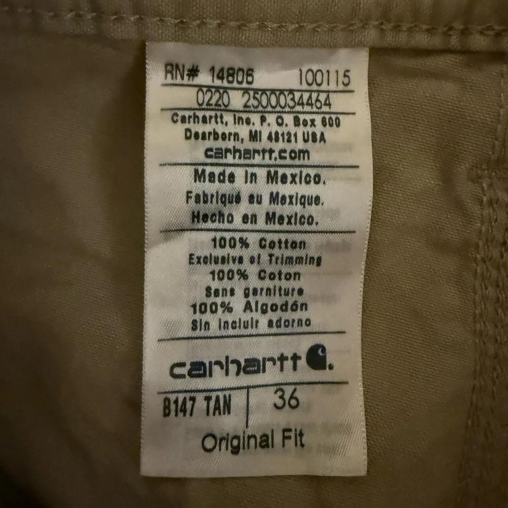 Carhartt Men's Khaki Cargo Shorts - Picture 3 of 5